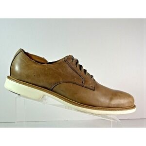 Cole Haan Grand.OS Great Jones Mens Size 10M Plain Toe Brown Leather Shoes